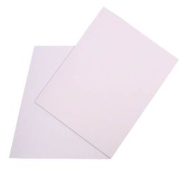 All White Corrugated Cardboard Sheet (B flute) - 8½ x 11" - 250 Sheets/Case