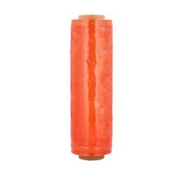 Hi Performance Hand Stretch Wrap Cast Orange (Tinted) - 15" x 1500' x 63 Gauge - 4 rls/cs