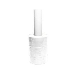 Extended Core White Stretch Film - 5" x 1000' x 80 Gauge - 12 rls/cs