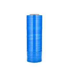 Hi Performance Hand Stretch Wrap Cast Blue (Tinted) - 15" x 1500' x 63 Gauge - 4 rls/cs