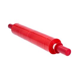 Red Pipe Wrap with 8 Red Handle - 20" x 1000' x 80 Gauge - 4 rls/cs