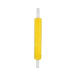 Yellow Pipe Stretch Wrap - 20" x 1000' x 80 Gauge - 4 rls/cs