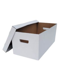 File Storage Box (White Top) - 15 x 12 x 10"