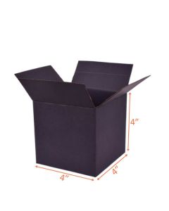 black cardboard box