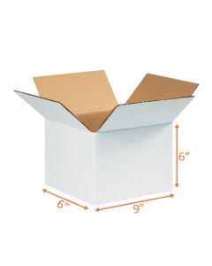 White Shipping Box - 9 x 6 x 6"