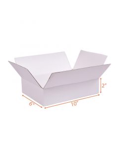 all white cardboard box