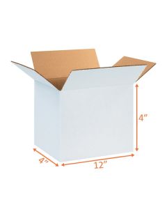 White Shipping Box - 12 x 4 x 4"