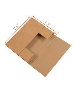 Easy Fold Mailer (Kraft) - 7 ½ x 5 ½ x 2"