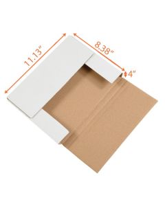 Easy Fold Mailer (White Top) - 11 ⅛ x 8 ⅜ x 4"