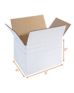 Multi Depth Box (White Top) - 8 x 8 x 8"