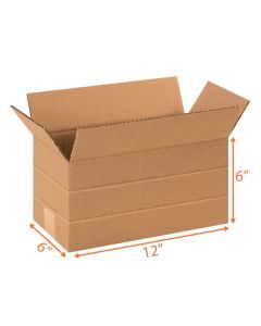 Multi Depth Box (Kraft) - 12 x 6 x 6"