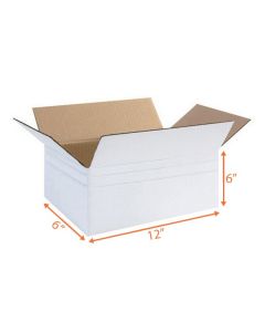 Multi Depth Box (White Top) - 12 x 6 x 6"