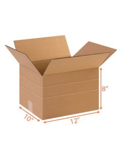 Multi Depth Box (Kraft) - 12 x 10 x 8"