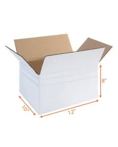 Multi Depth Box (White Top) - 12 x 10 x 8"