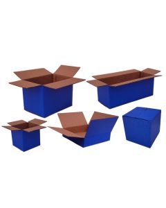 Blue Shipping Box 