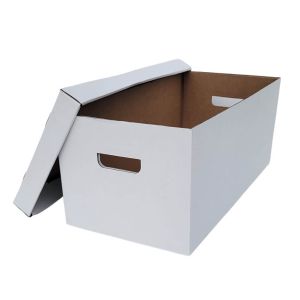 File Storage Box (White Top) - 15 x 12 x 10