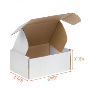 white top color mailing box