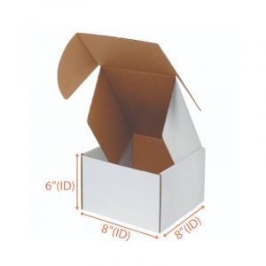 white top color cardboard mailer