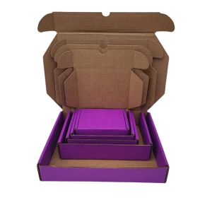 purple mailer box