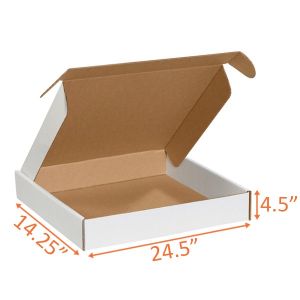 White Mailer Box - 24 ½ x 14 ¼ x 4 ½