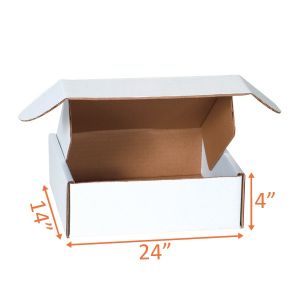 White Mailer Box - 24 x 14 x 4