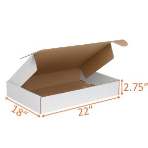 White Mailer Box - 22 x 18 x 2 ¾