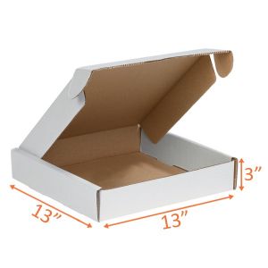 White Mailer Box - 13 x 13 x 3