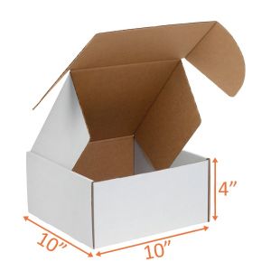 White Mailer Box - 10 x 10 x 4