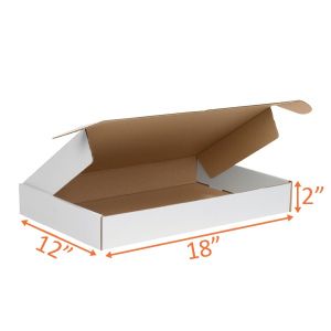 White Mailer Box - 18 x 12 x 2