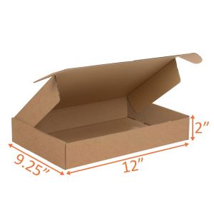 Mailer Box (Kraft) - 12 x 9 ¼ x 2