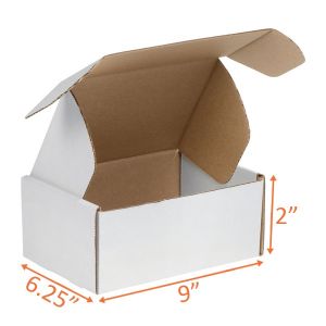 White Mailer Box - 9 x 6 ¼ x 2