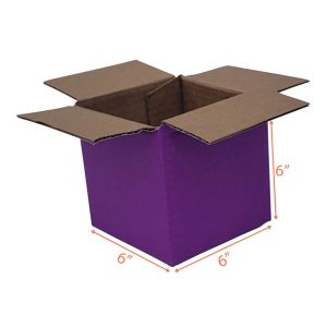 Purple Shipping Box 