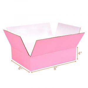 pink cardboard box