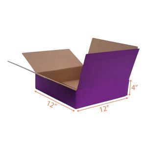 Purple Shipping Box 