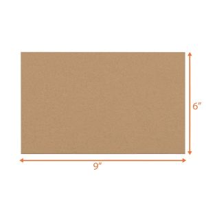 Corrugated Sheet (Kraft) - 6 x 9
