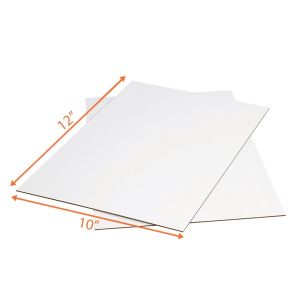White Top Corrugated Sheet - 10 x 12