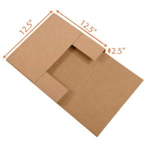 Easy Fold Mailer (Kraft) - 12 ½ x 12 ½ x 2 ½