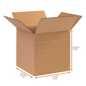 Multi Depth Box (Kraft) - 10 x 10 x 10