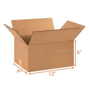Multi Depth Box (Kraft) - 12 x 9 x 6