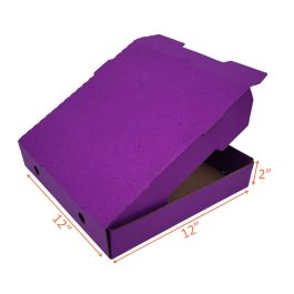 Purple Pizza Box 