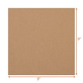 Corrugated Sheet (Kraft) - 9 x 9"