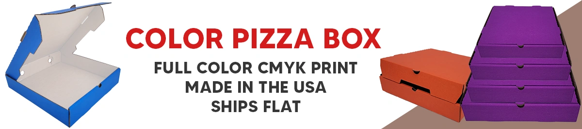 Color Pizza Box