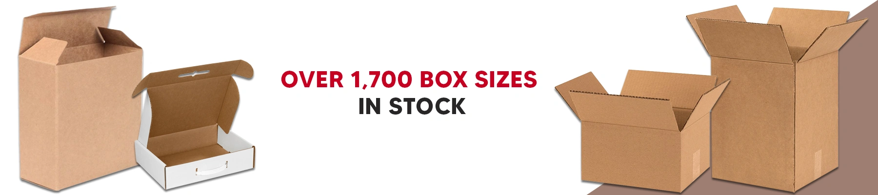 Over 1700Boxe Sizes Instock
