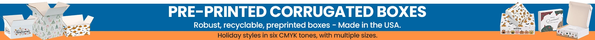 Pre-Printed Boxes