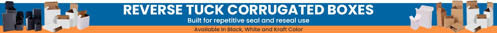 Reverse Tuck Corrugated Boxes