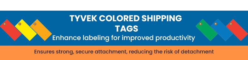 Tyvek Colored Shipping Tags