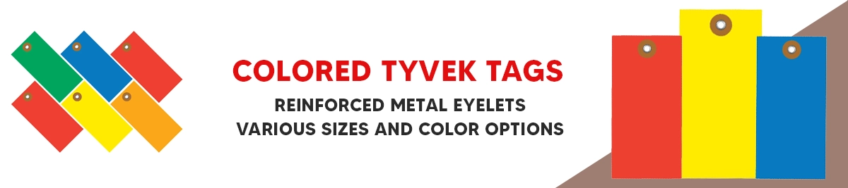 Tyvek Colored Shipping Tags