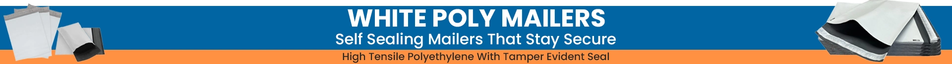 White Poly Mailers