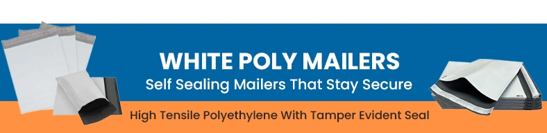 White Poly Mailers