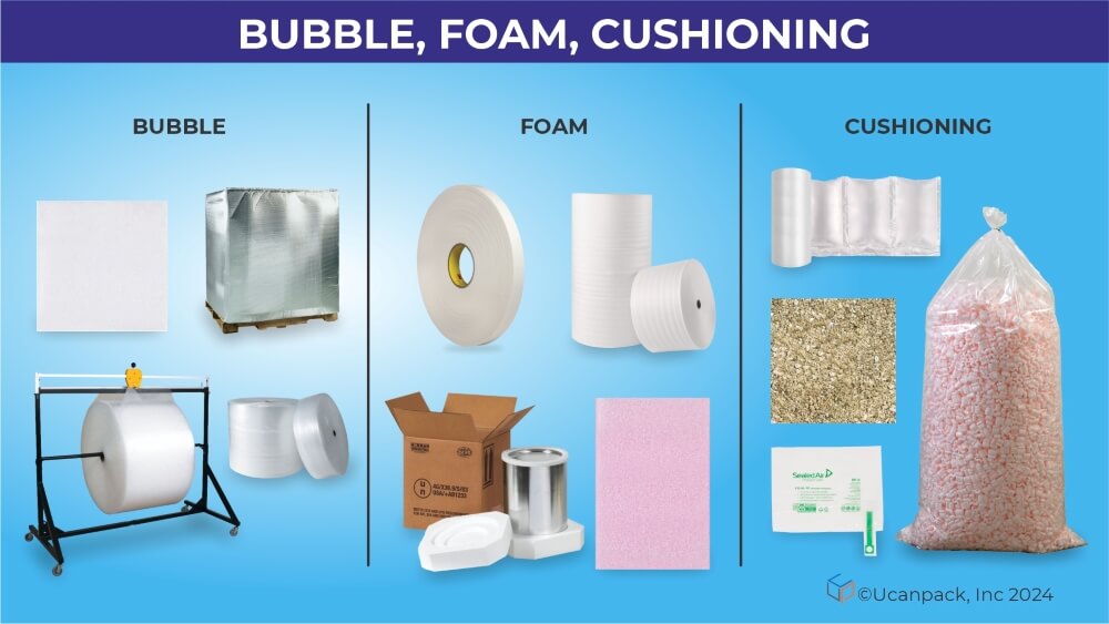 BUBBLE, FOAM, CUSHIONING